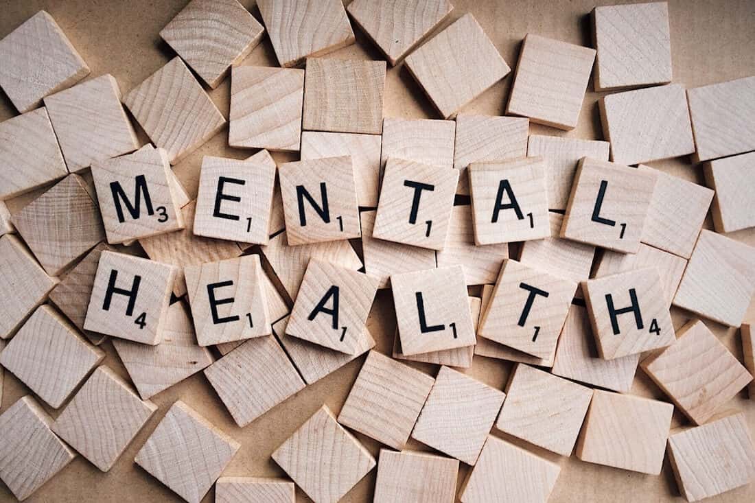 picture of scrabble words Mental Health
