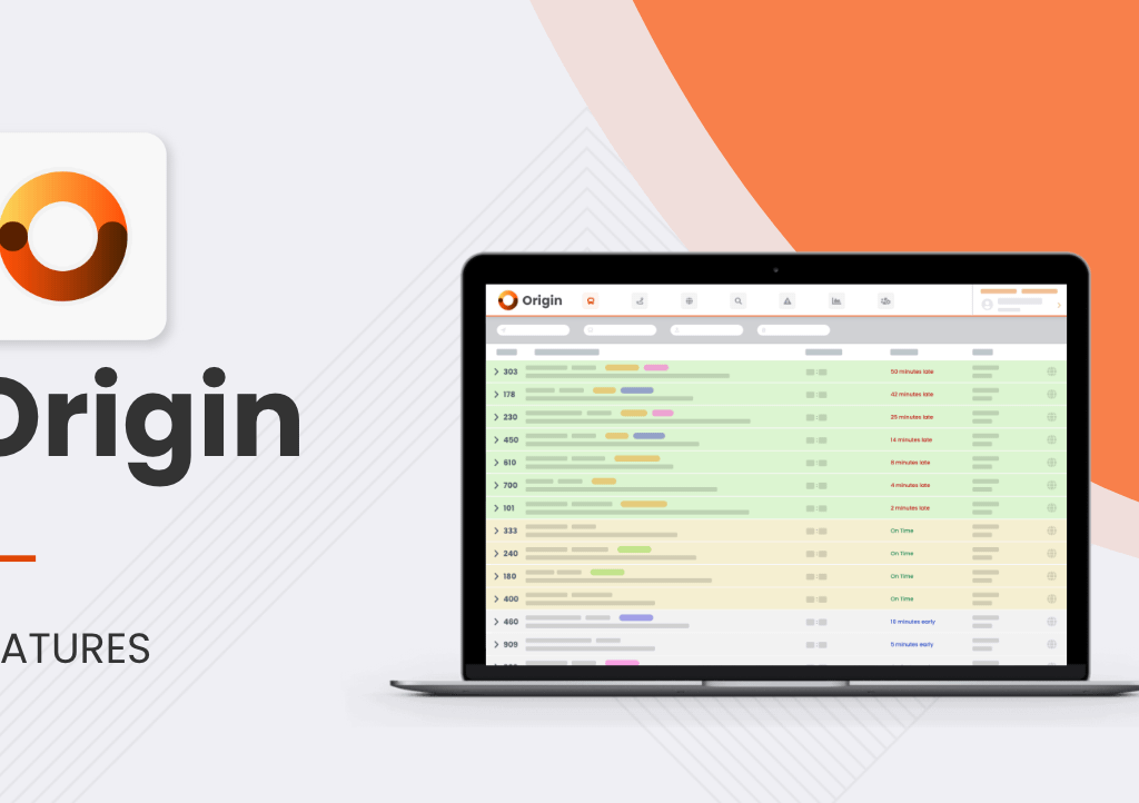3 benefits to enhancing real-time information for coach operators 9 uTrack OUR New Product Origin Feature 1 pichi