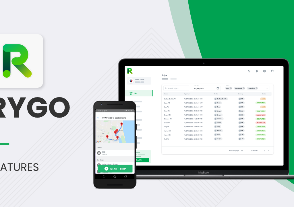 Automated reporting - flag issues in school bus services 7 uTrack OUR New Product Rygo Feature 5