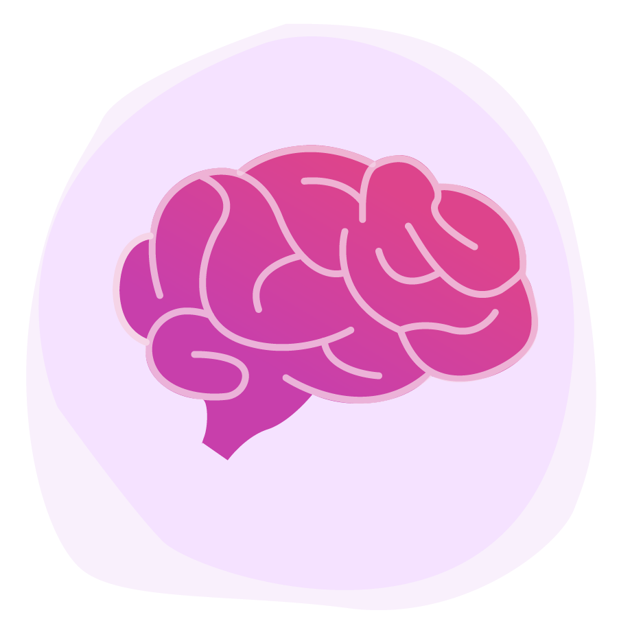 Illustration of a brain.