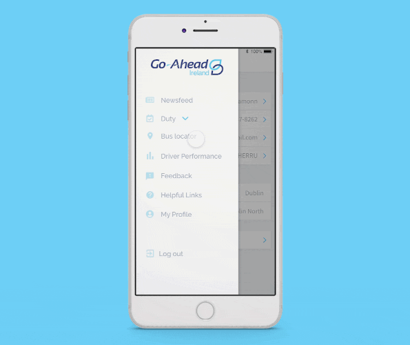 NEW: "bus locator" feature 1 New bus locator feature