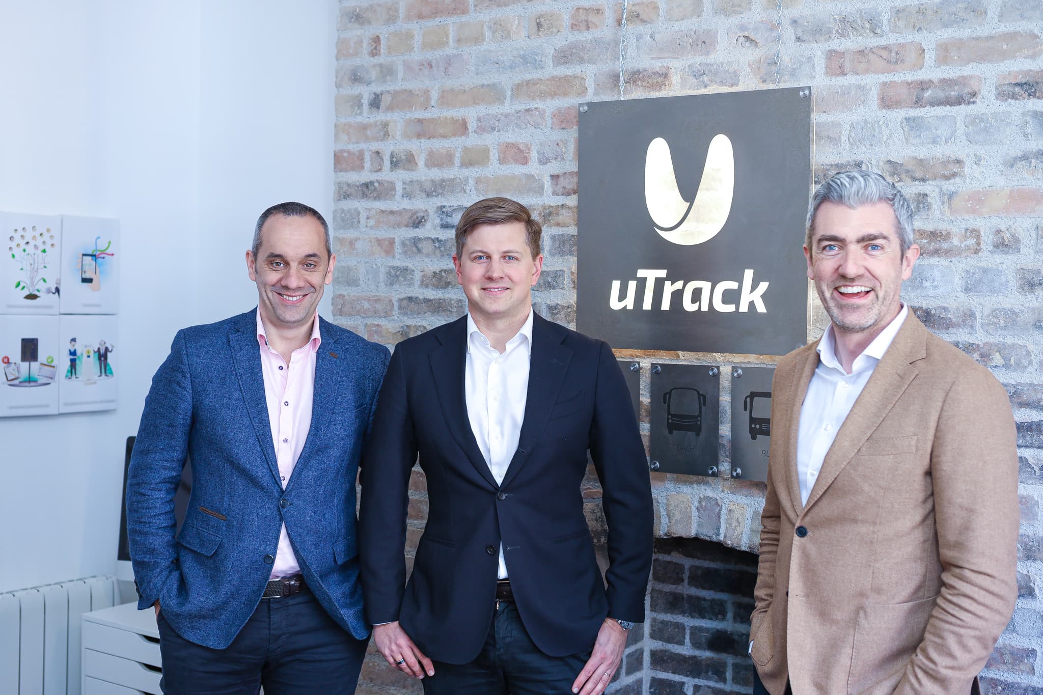 Conor, Erki and Eamonn from Ridango and uTrack